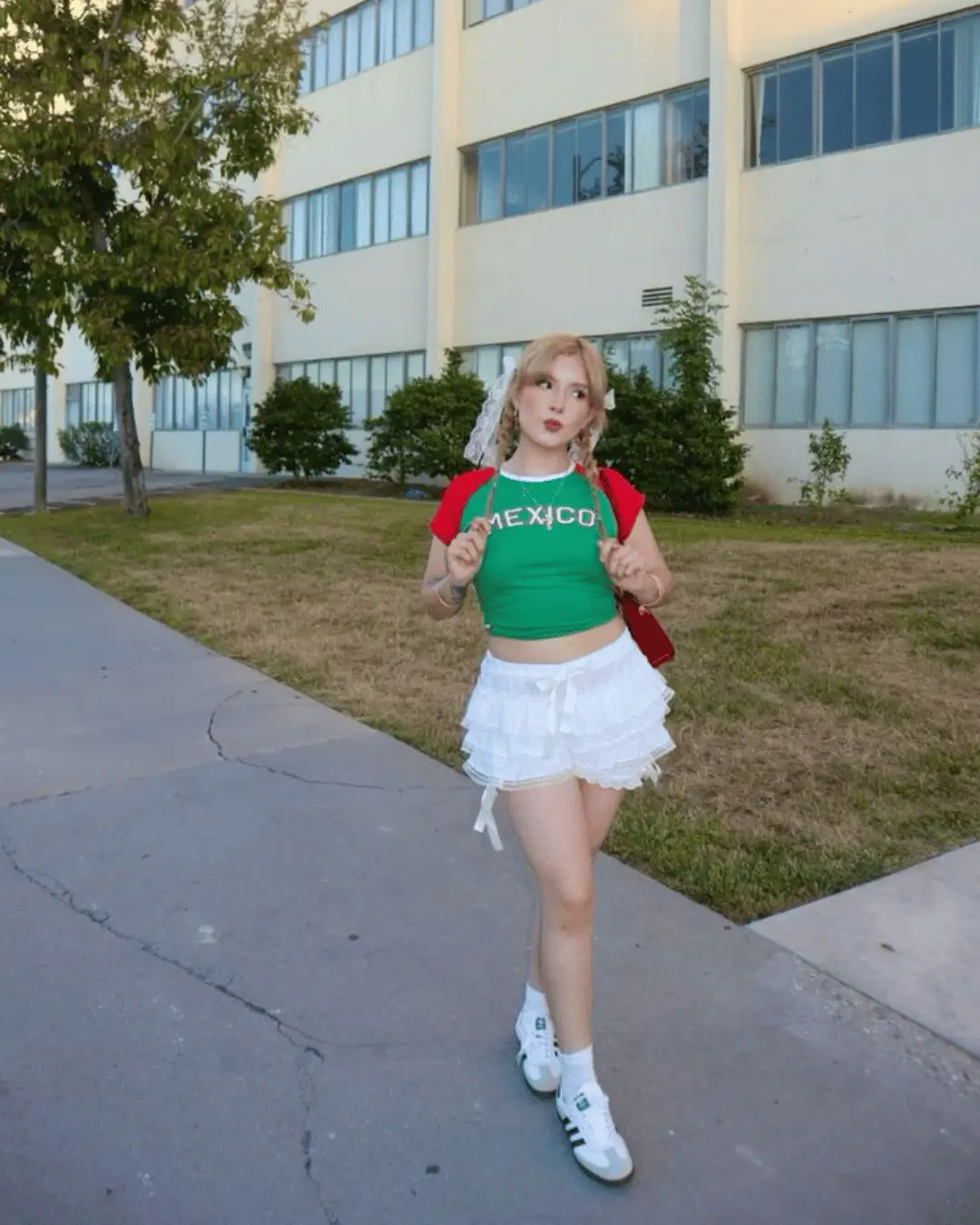 A Fun Mini Skirt Outfit