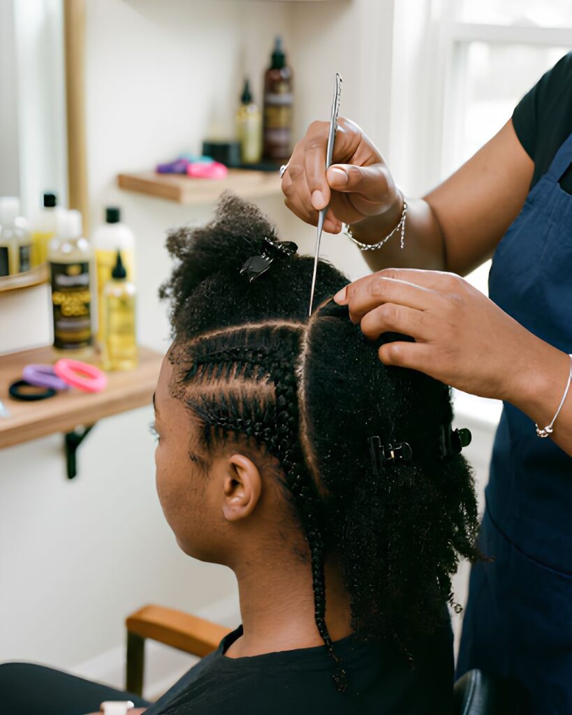 Cornrow Sections