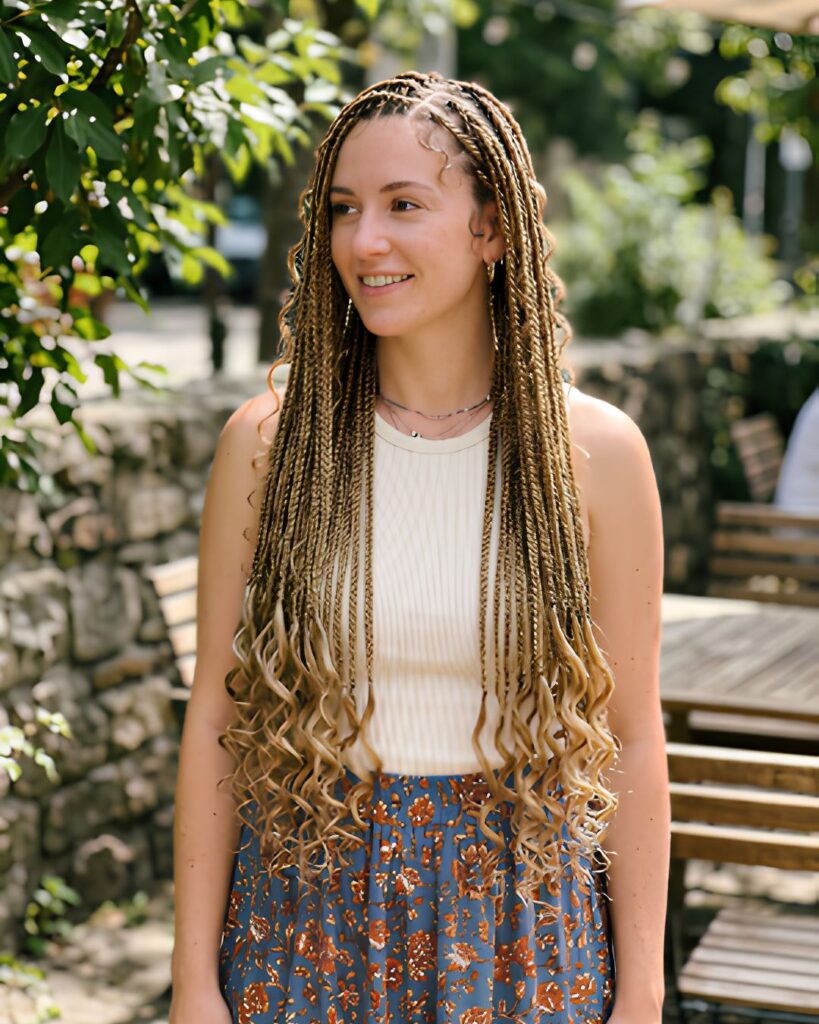 Goddess Knotless Braids