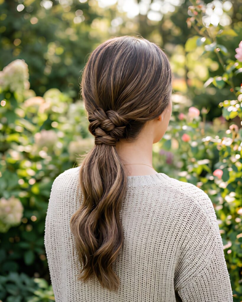 Knotted Ponytail