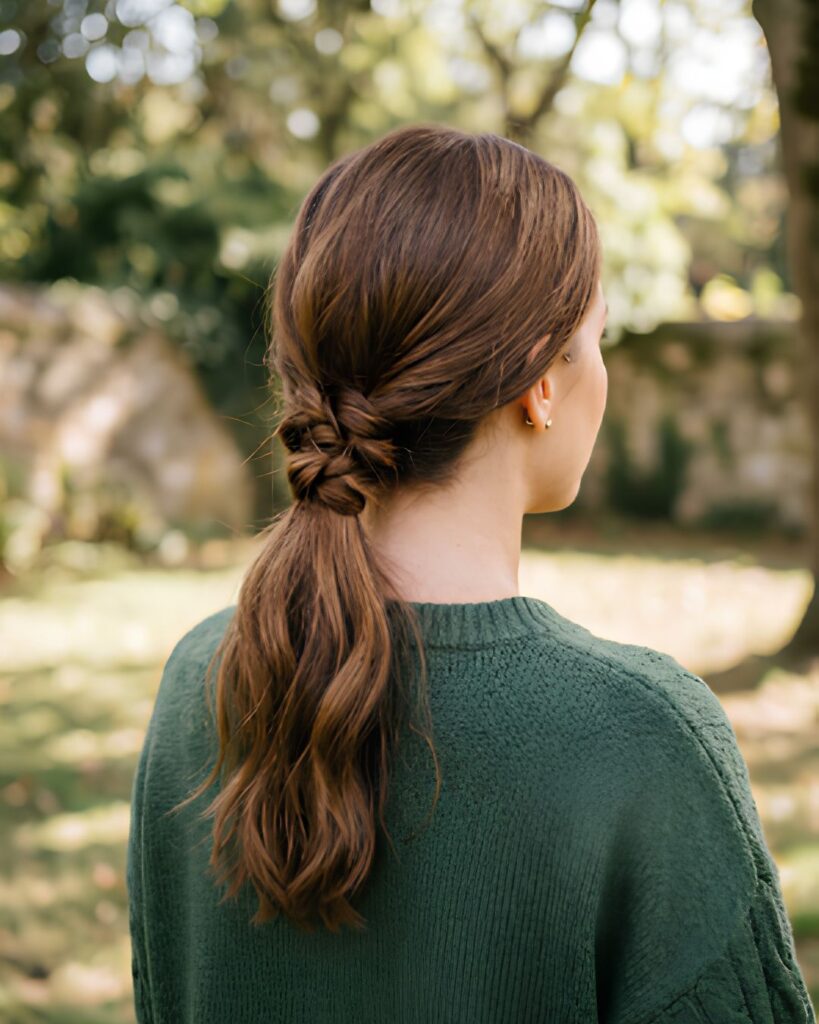 Knotted Ponytail