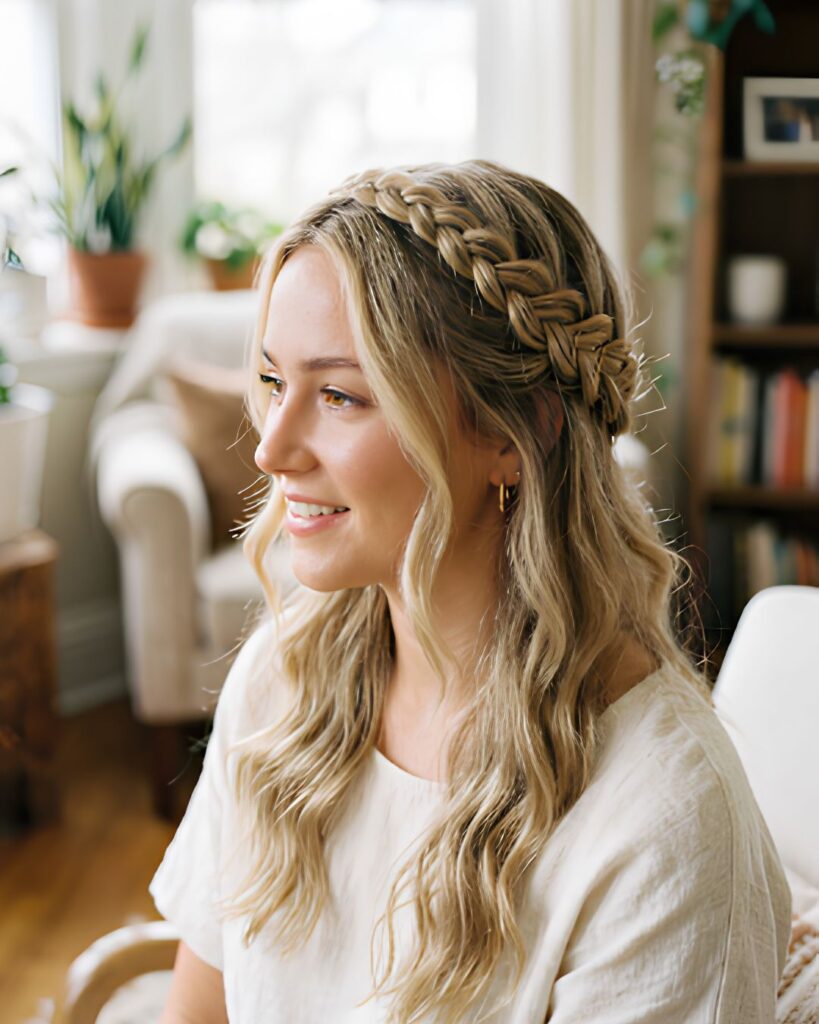 Mini Dutch Braid Crown