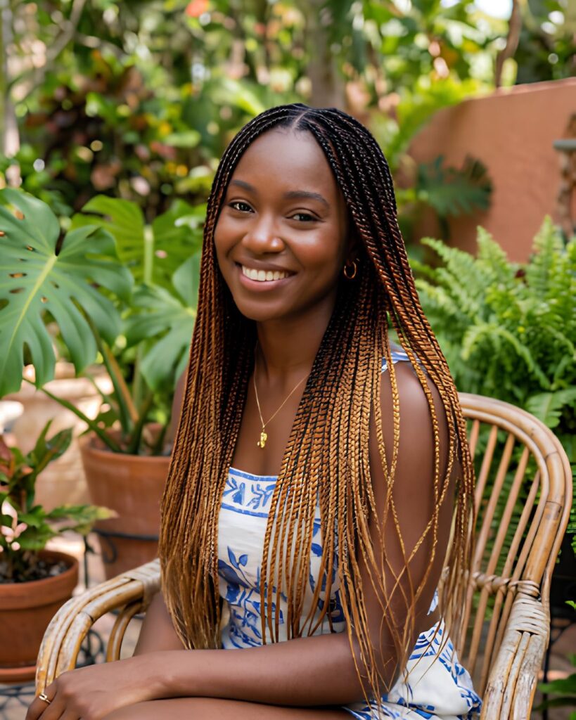 Ombre Knotless Braids