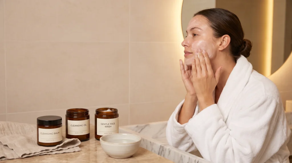 Remove everything from your face