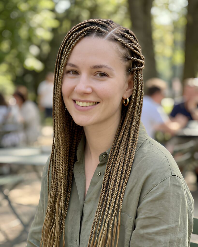 Side Part Knotless Braids