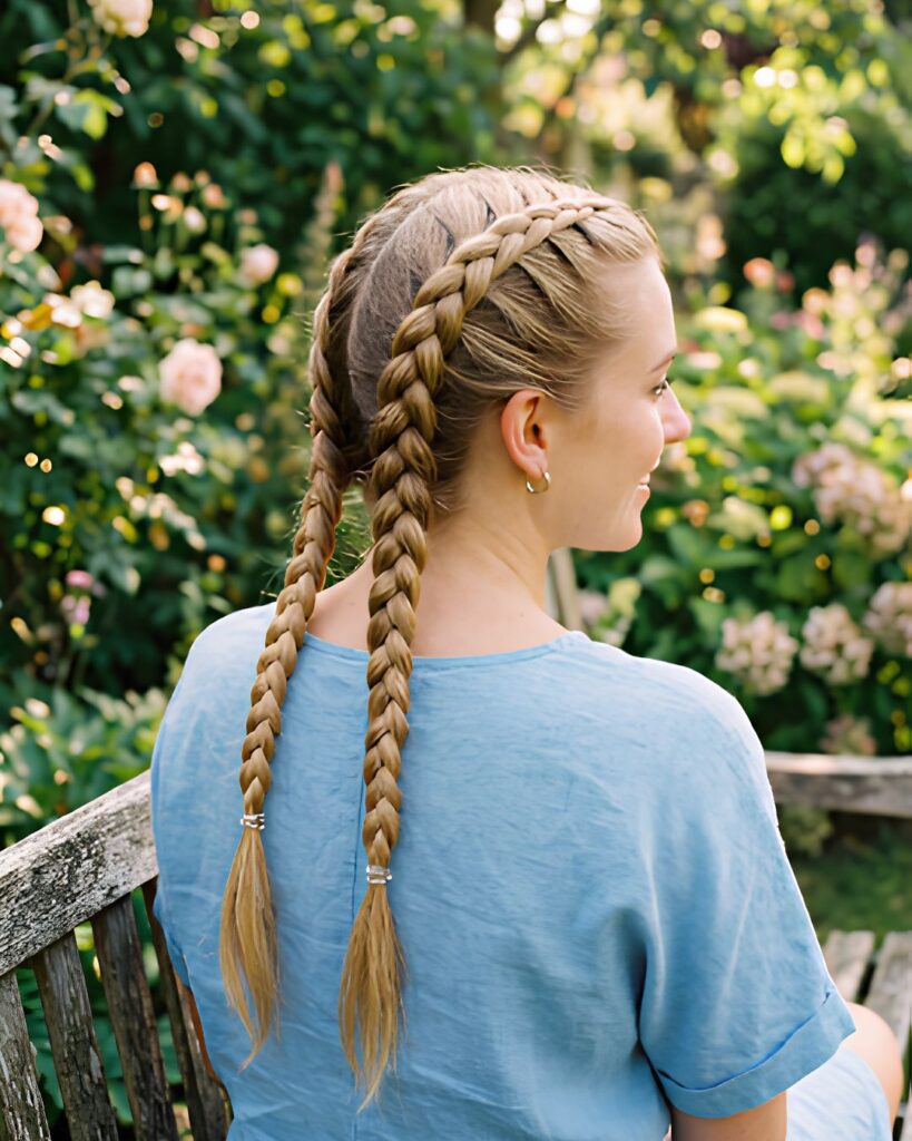 Two French Braids