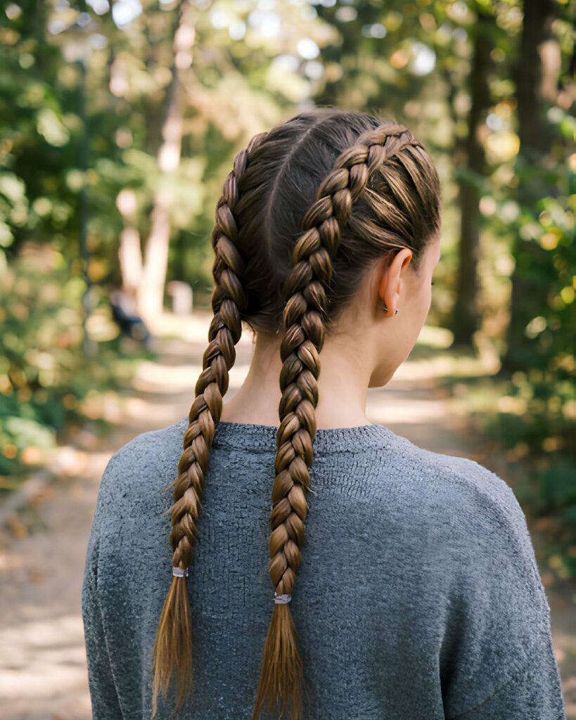 Two French Braids
