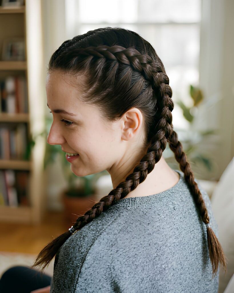 Two French Braids
