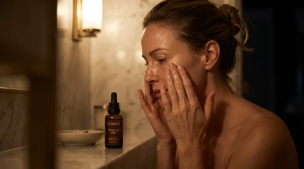 Use a facial oil as the final step