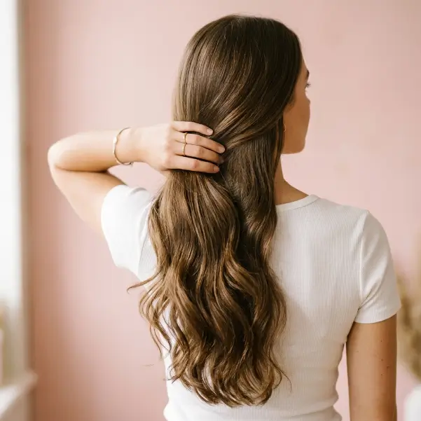 Brushing hair delicately