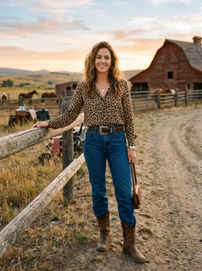 Animal print accents