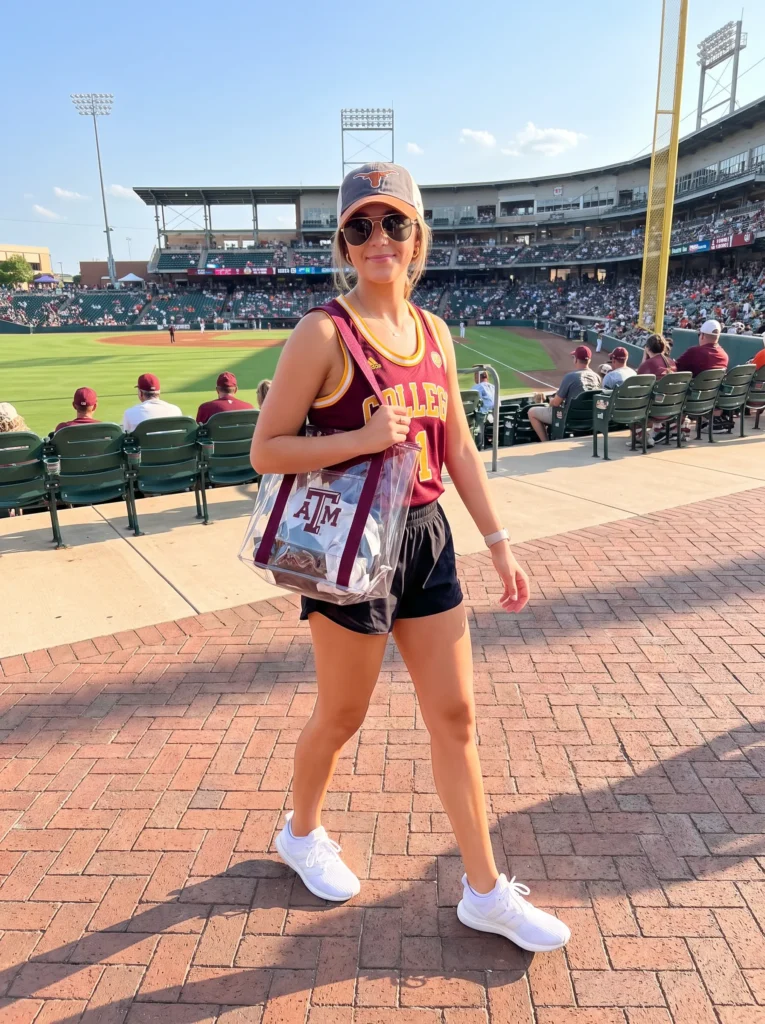 Athletic shorts with a fitted tank