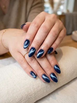 Cat eye gel nails