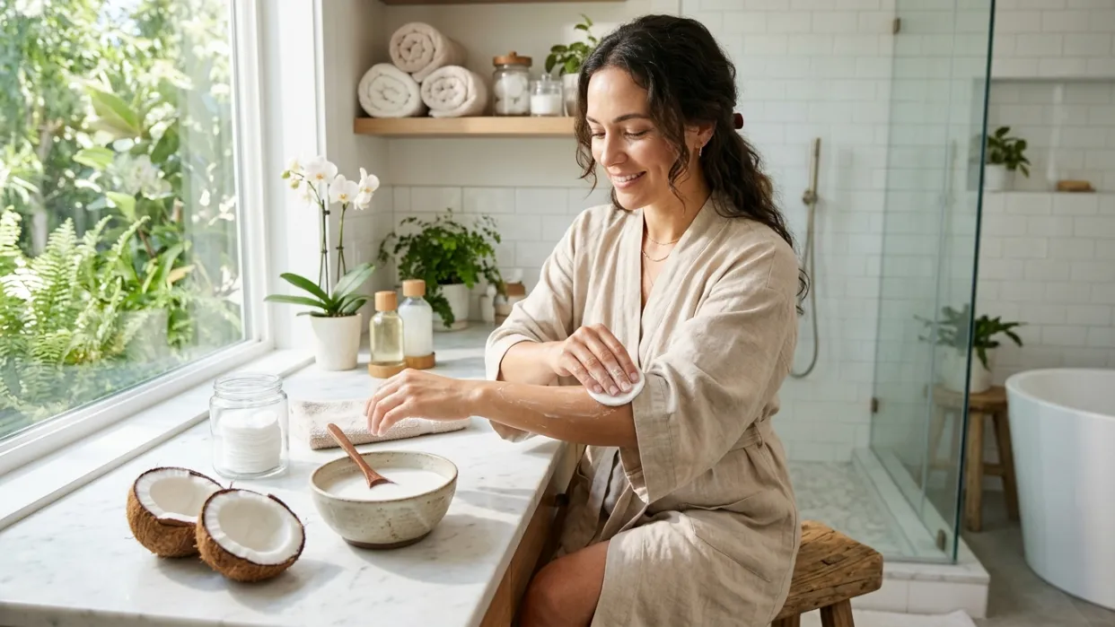 Coconut milk soak