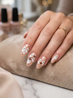 Ghost family nails