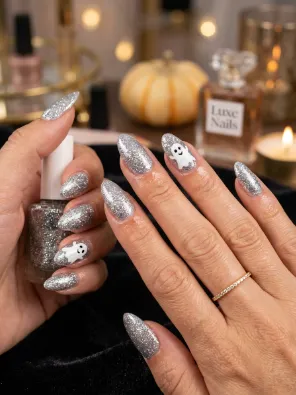 Ghost on glitter base