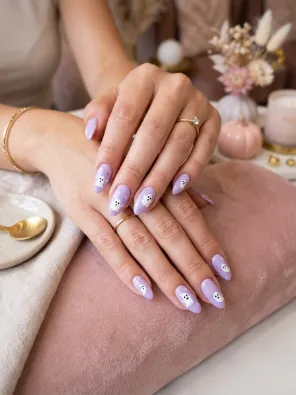 Ghost on lavender base