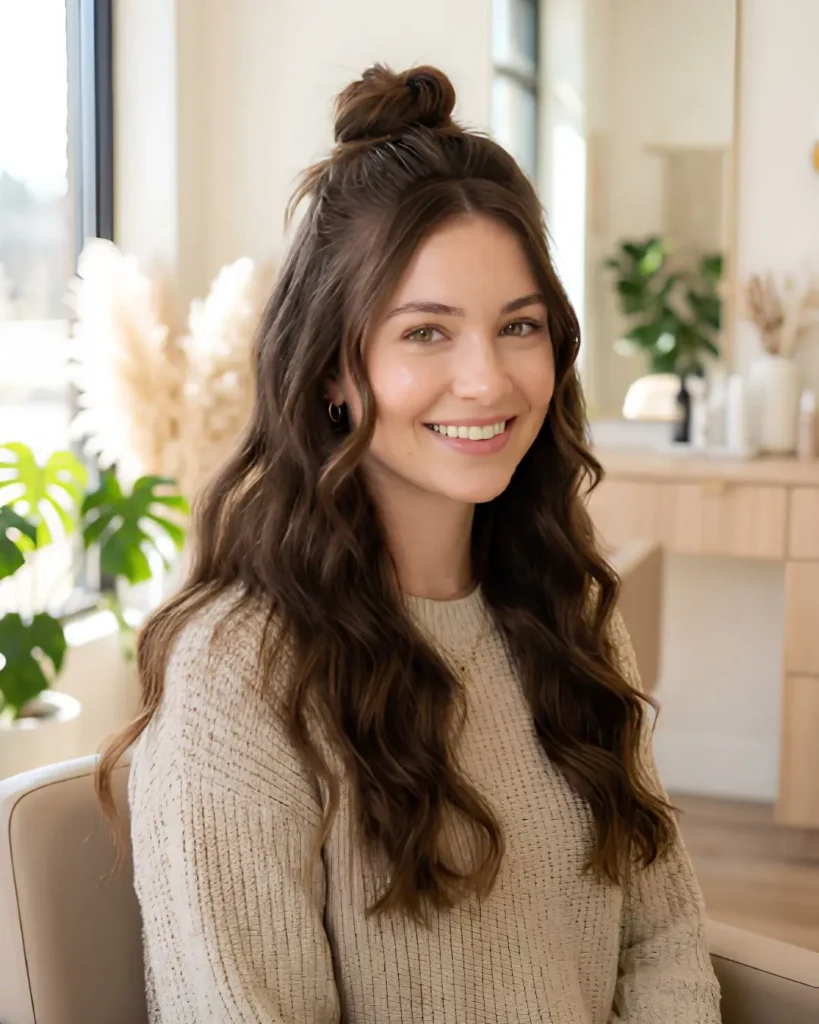 Half Up Top Knot