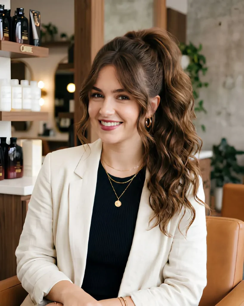 High Ponytail With Volume