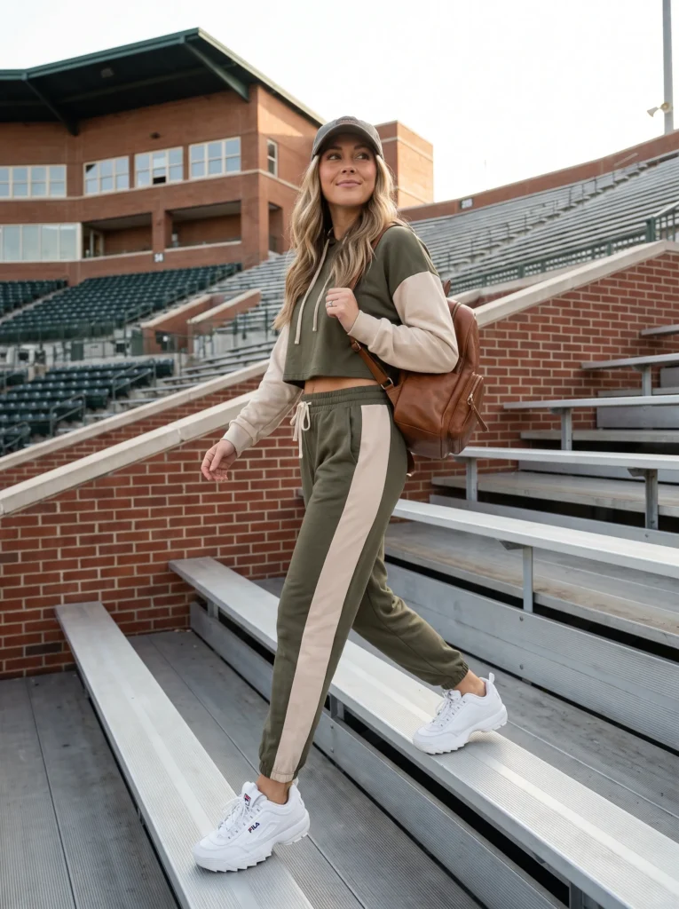 Matching set with a baseball cap