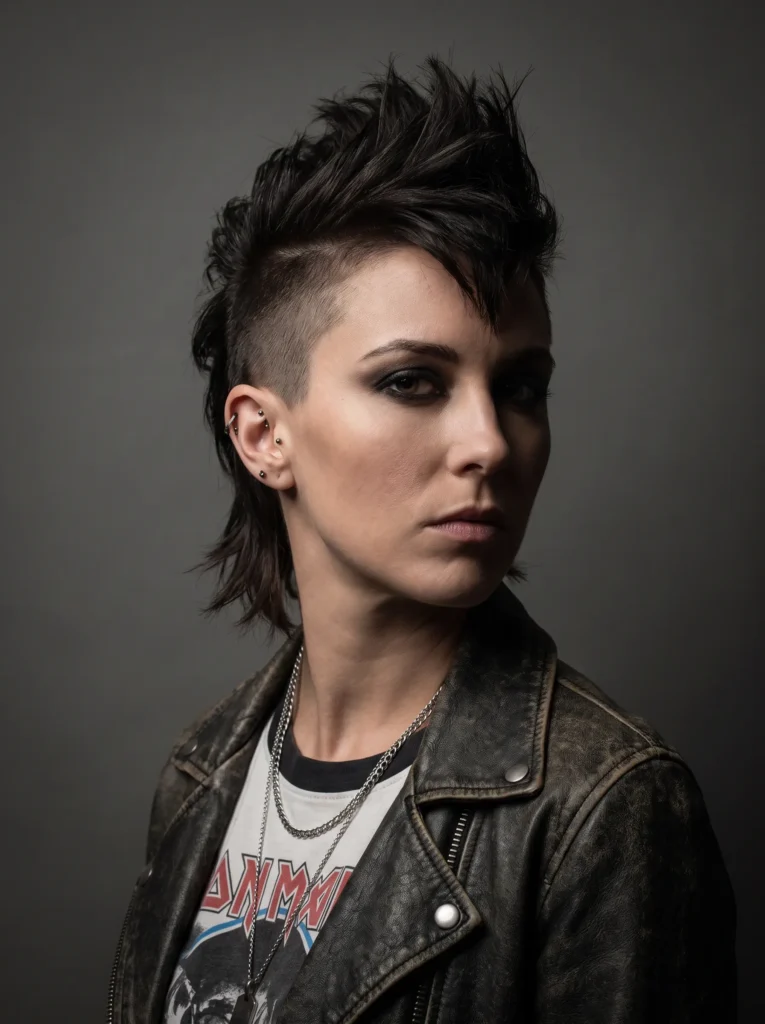 Mohawk mullet