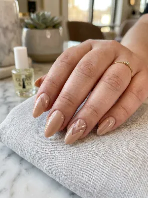 Negative space nails
