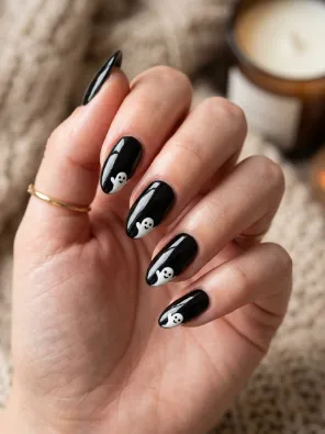 Peeking ghost nails
