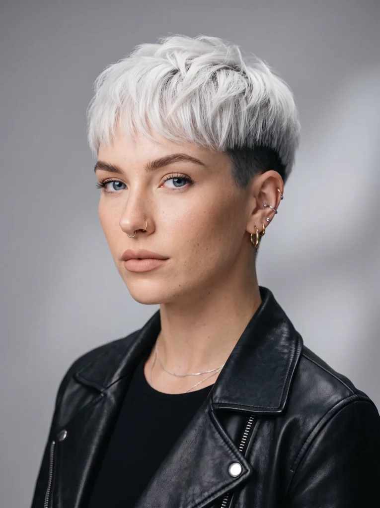 Platinum mullet