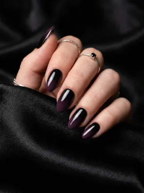 Purple and black ombre