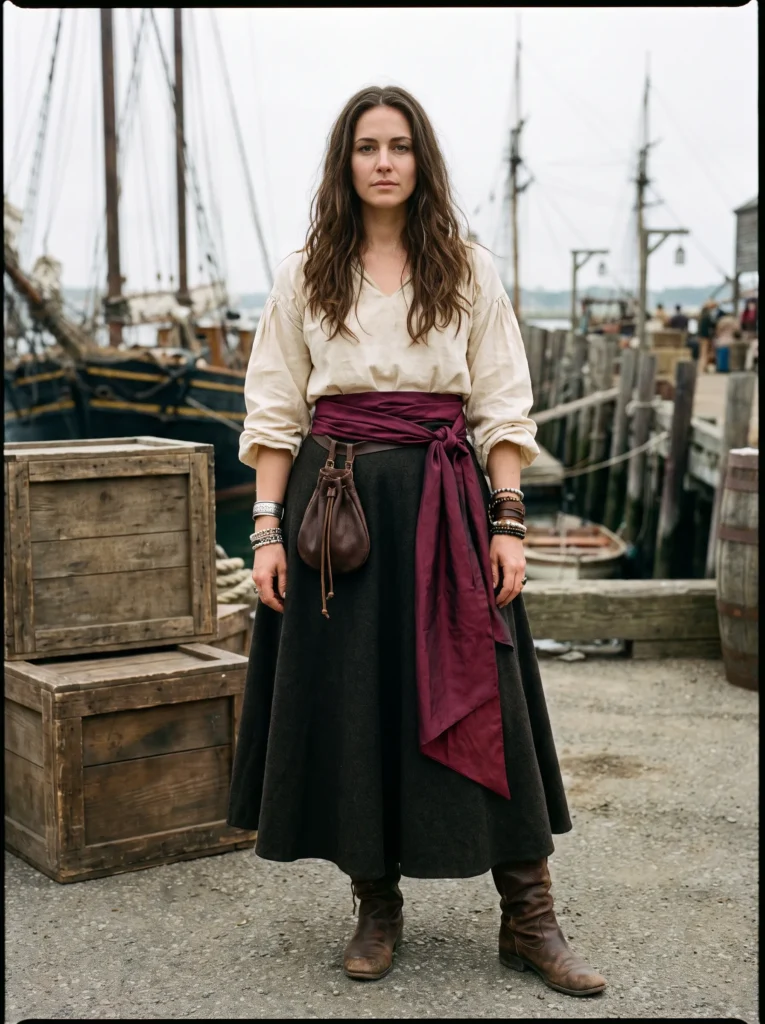 Sash belt with a pouch