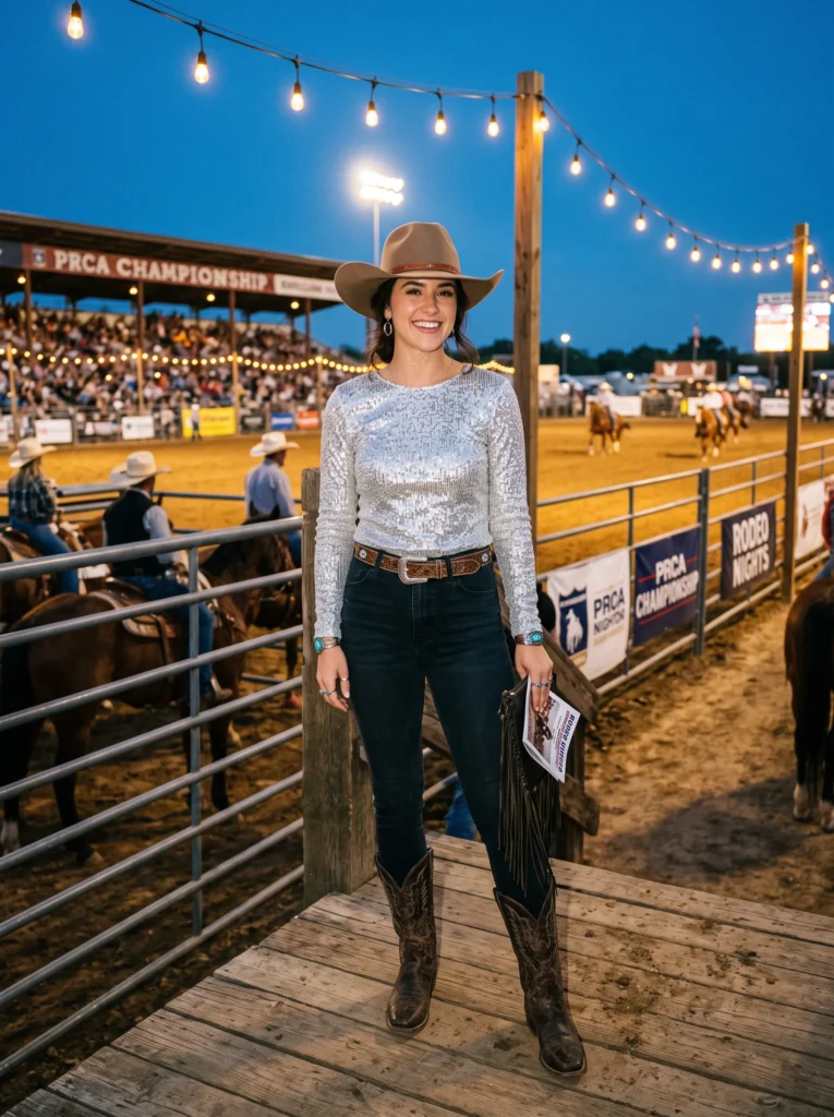 Sequin top for night events