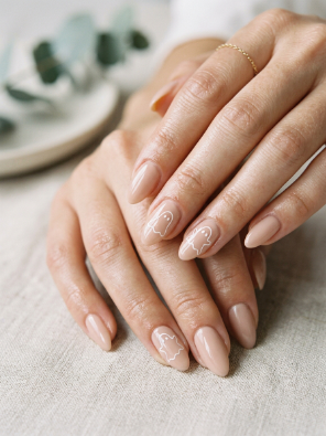 Single line ghost nails