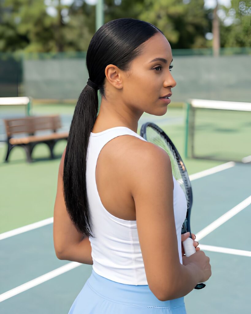 Sleek Low Ponytail