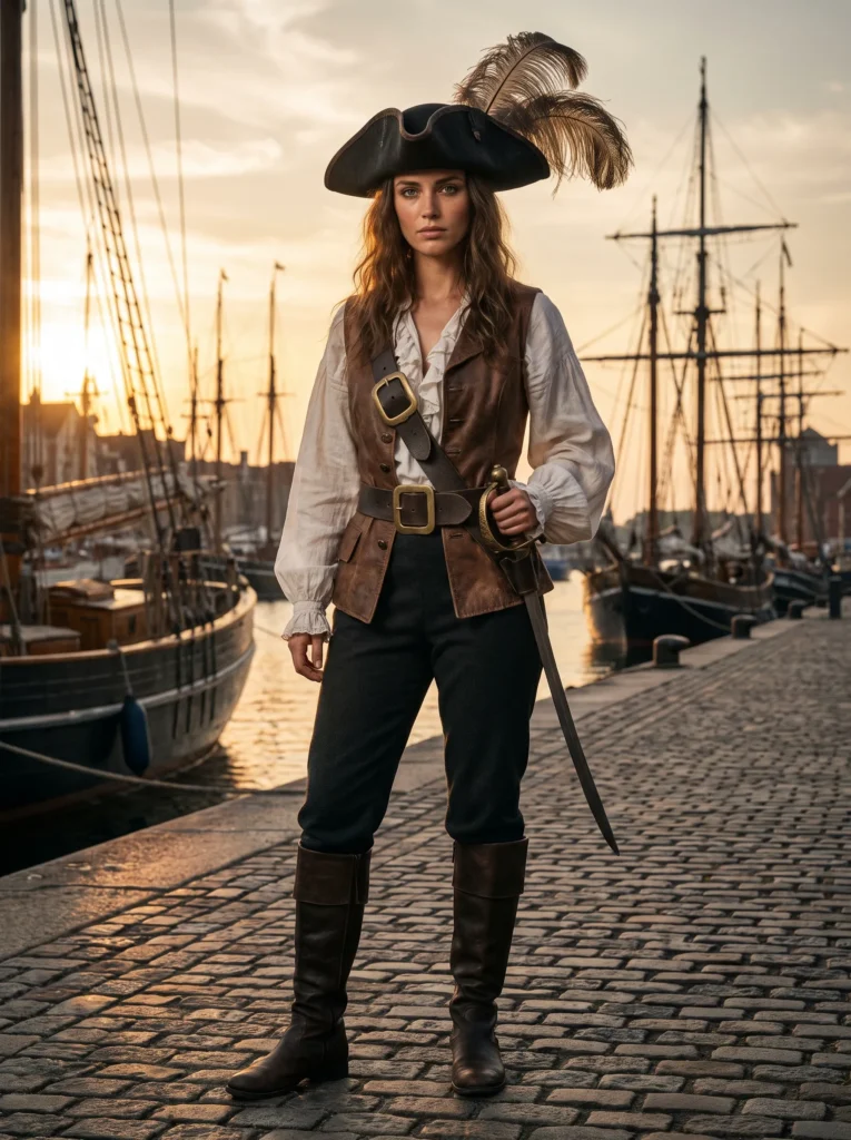 Tricorn hat accent