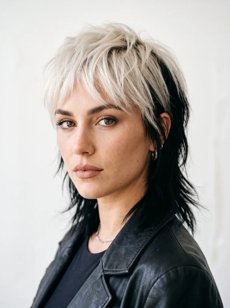 Two tone mullet