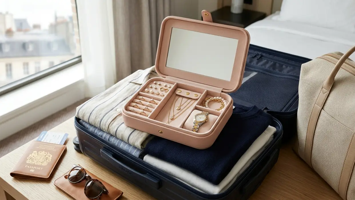 Use a Dedicated Travel Jewelry Case