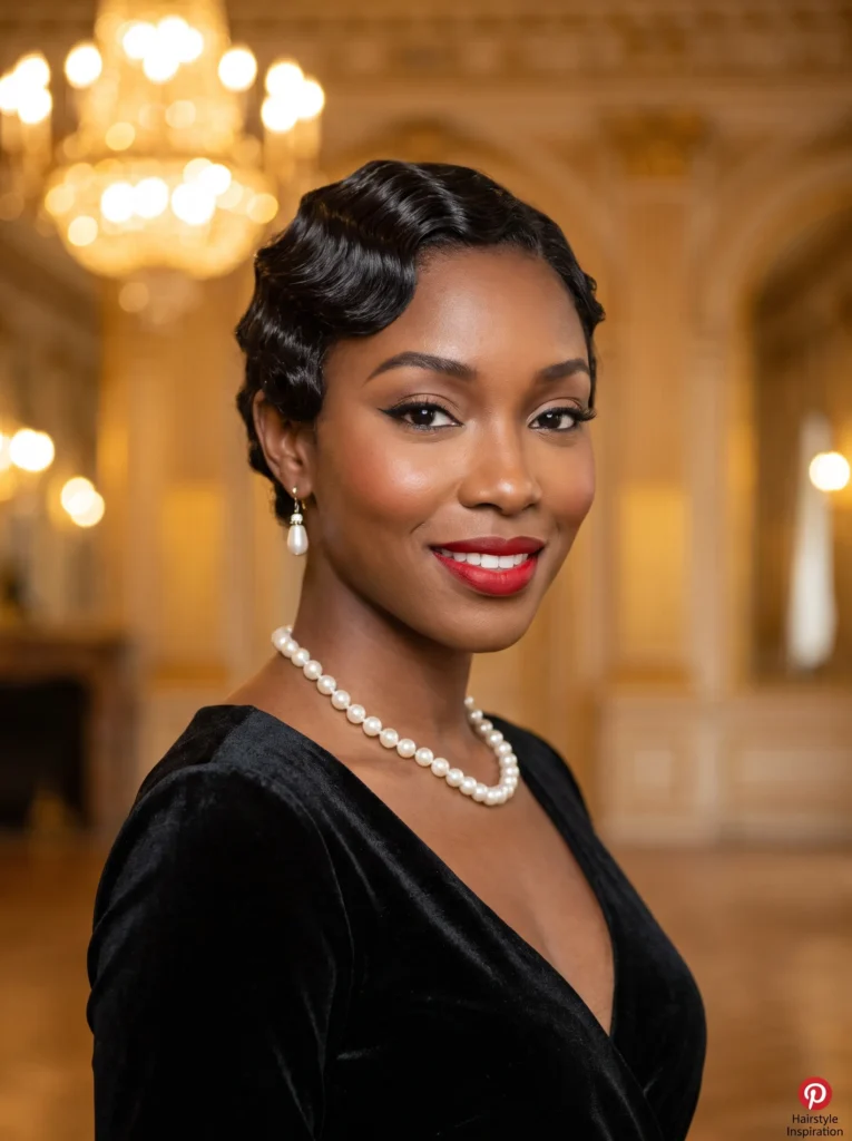 Vintage finger waves