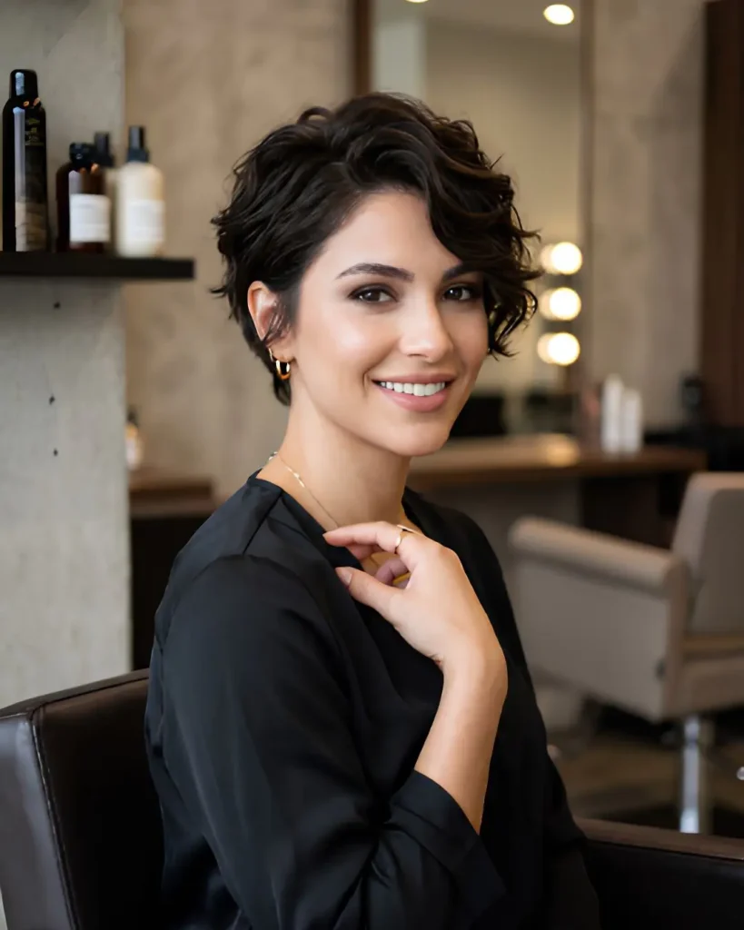 Wavy Pixie Cut