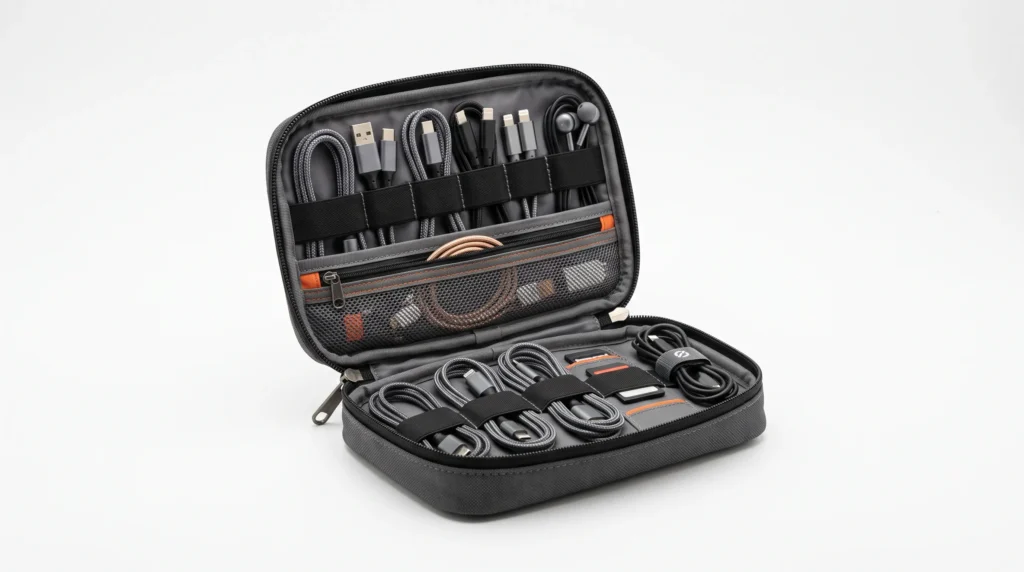 Cable organiser pouch