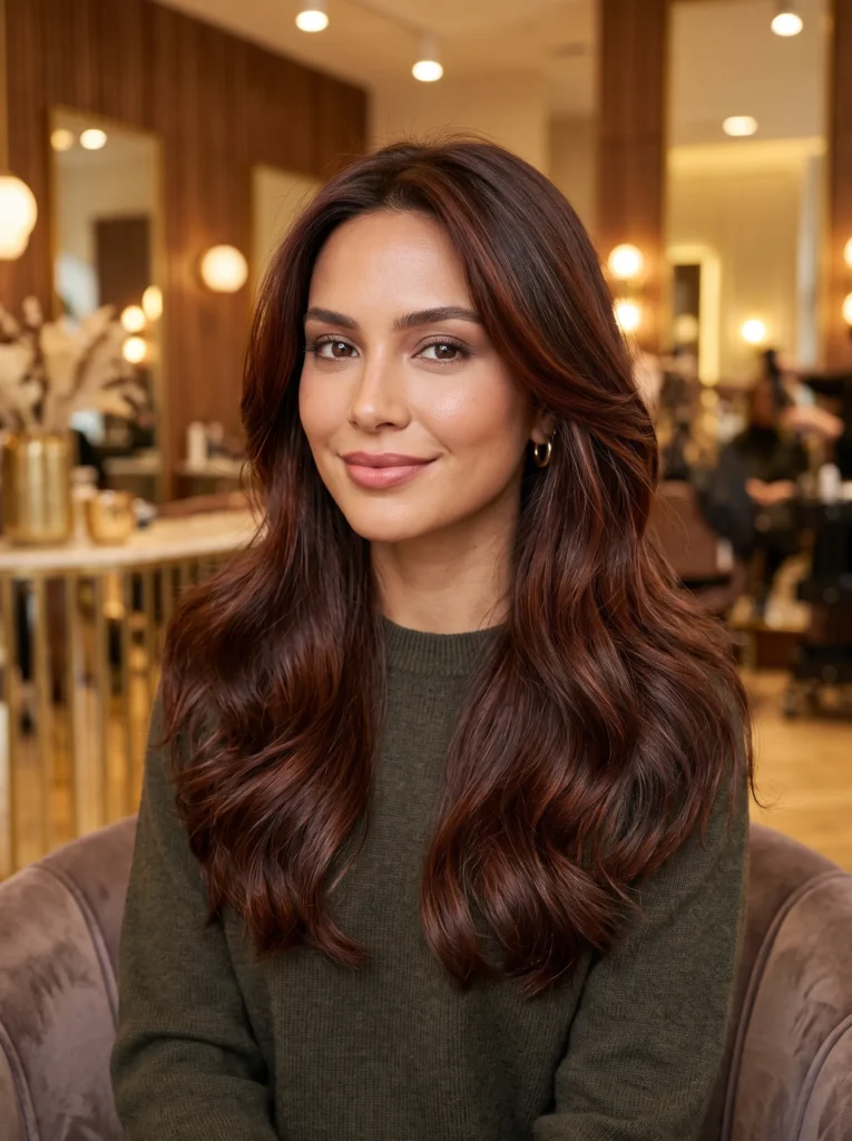 Chestnut chocolate brown