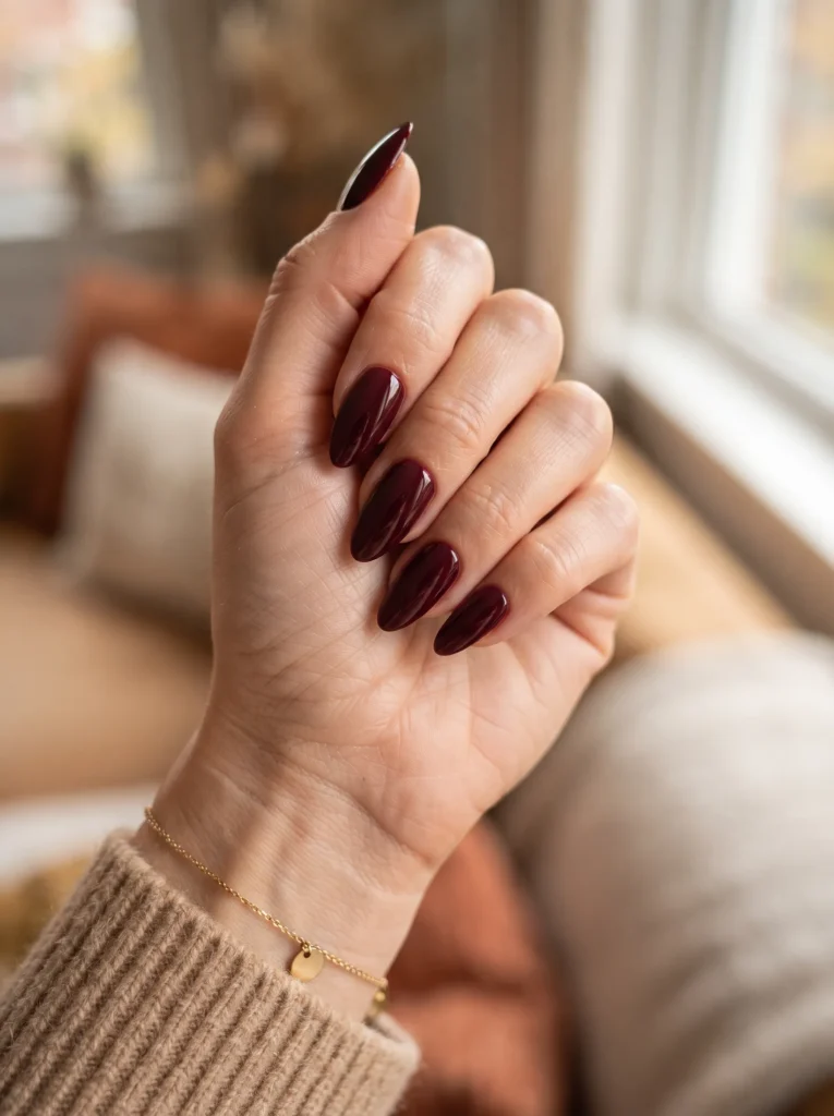 Classic burgundy