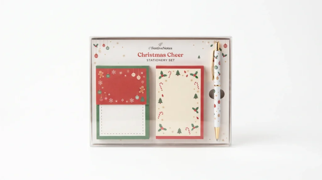 Cute sticky notes and pens set