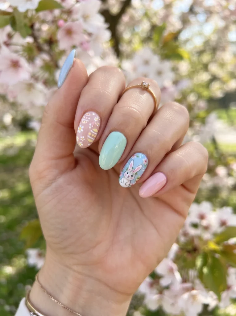 Easter egg and bunny combo