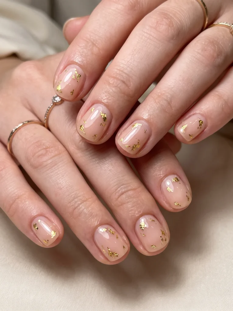 Fine gold foil flakes