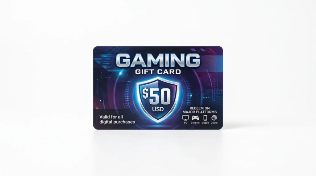 Gaming gift card