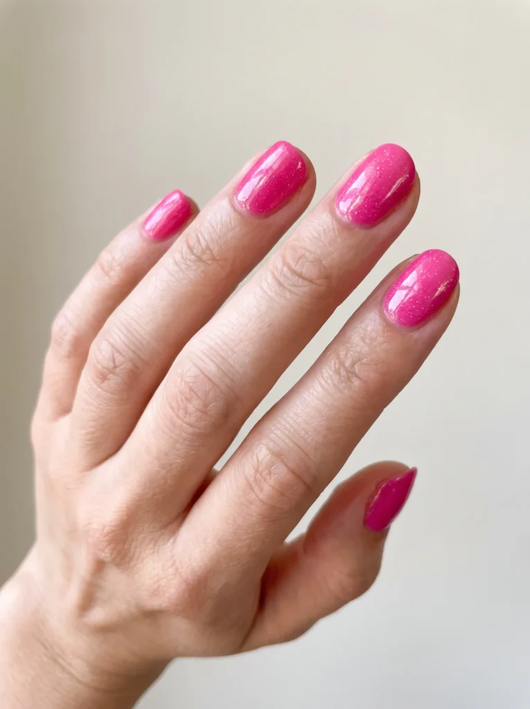Hot pink shimmer