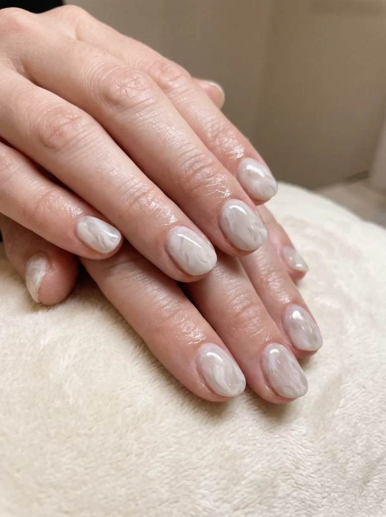 Soft marble effect