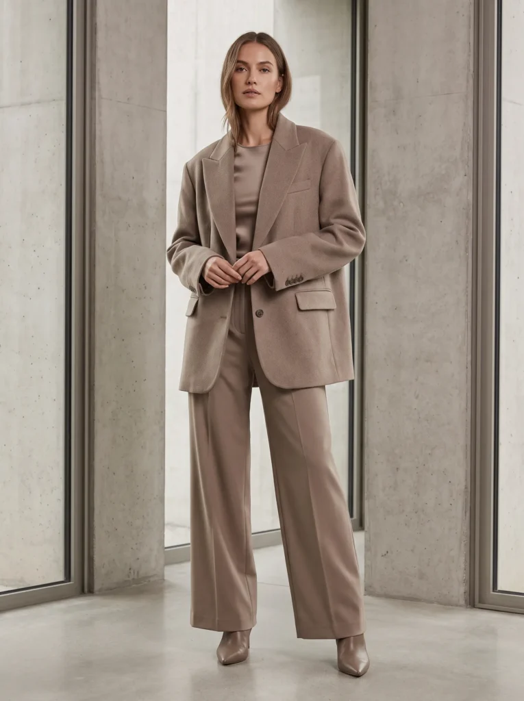 Try a monochrome look for instant sophistication