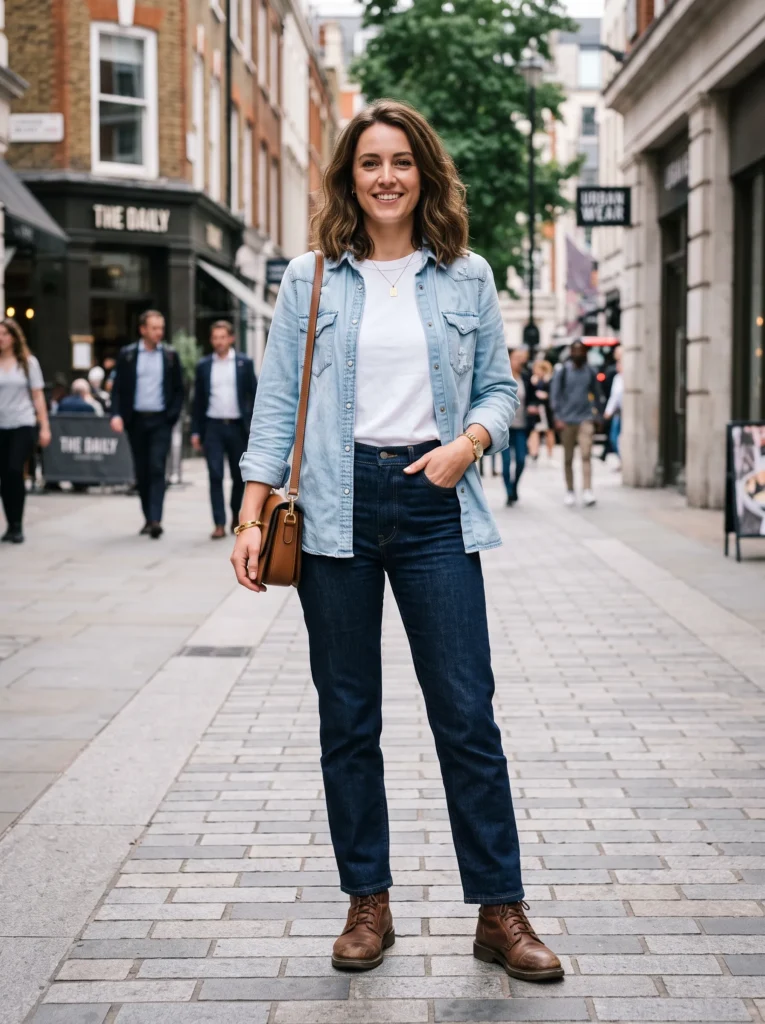 Denim on denim done right