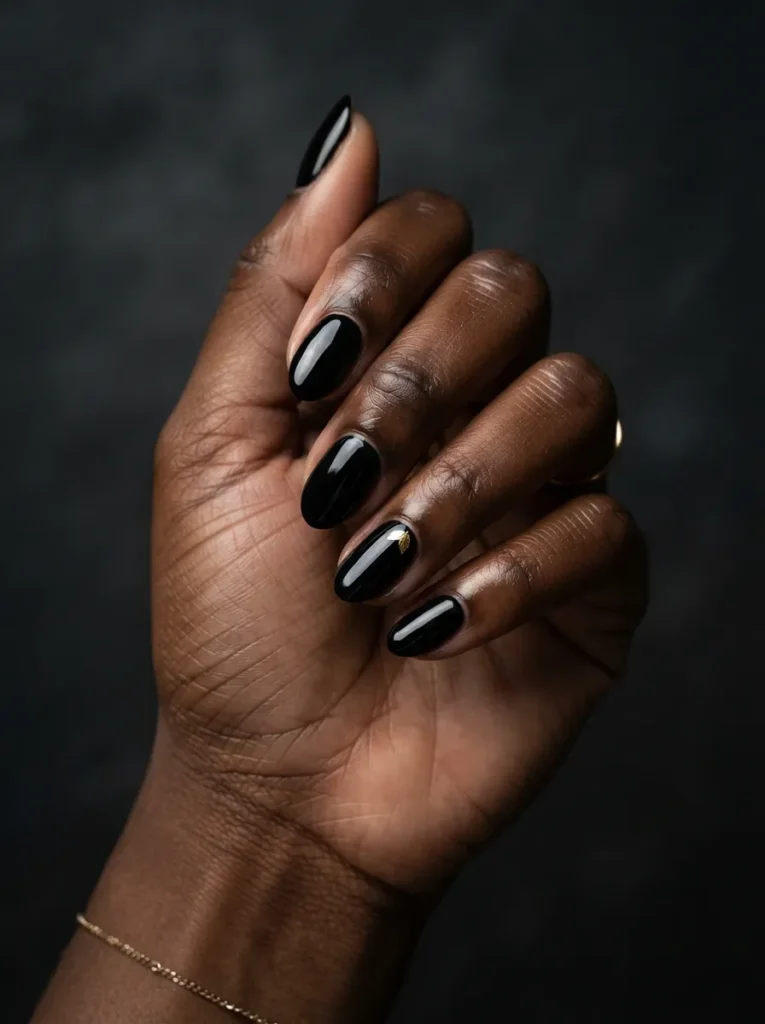 Glossy black